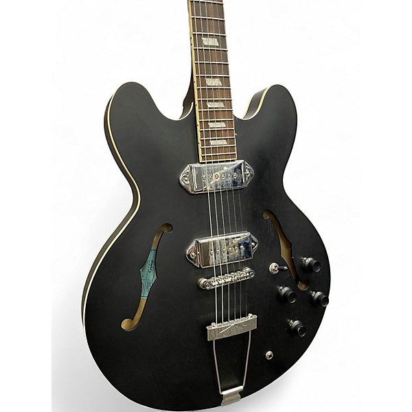 Used Epiphone casino worn Satin Black Hollow Body Electric Guitar
