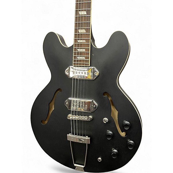 Used Epiphone casino worn Satin Black Hollow Body Electric Guitar