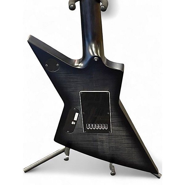 Used Solar Guitars E1.7FBB 7STR EVERTUNE Black Solid Body Electric Guitar