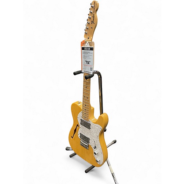 Used Fender Classic Series '72 Telecaster Thinline Natural Hollow Body Electric Guitar