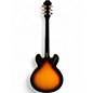 Used Epiphone Dot Deluxe Flametop 3 Tone Sunburst Hollow Body Electric Guitar
