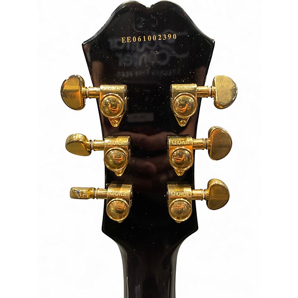 Used Epiphone Dot Deluxe Flametop 3 Tone Sunburst Hollow Body Electric Guitar