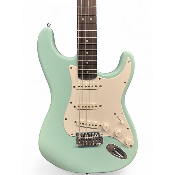 Used Squier Bullet Stratocaster Seafoam Green Solid Body Electric Guitar