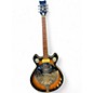 Used Eastwood Delta 4 Tenor 2 Tone Sunburst Hollow Body Electric Guitar thumbnail