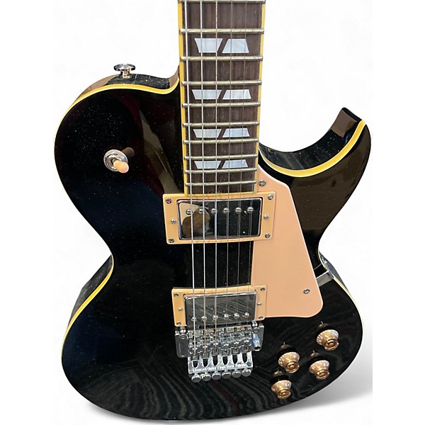 Used SX LP FR GUITAR Black Solid Body Electric Guitar