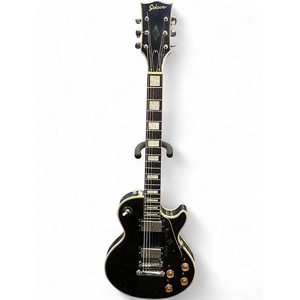 Used Sekova Single Cut Black Solid Body Electric Guitar
