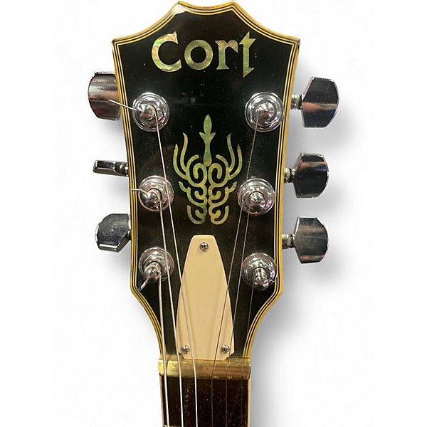 Used Cort Single Cut  Black Solid Body Electric Guitar