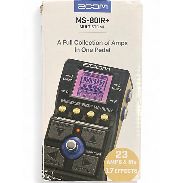Used Zoom MS-80IR+ MultiStomp Effect Processor