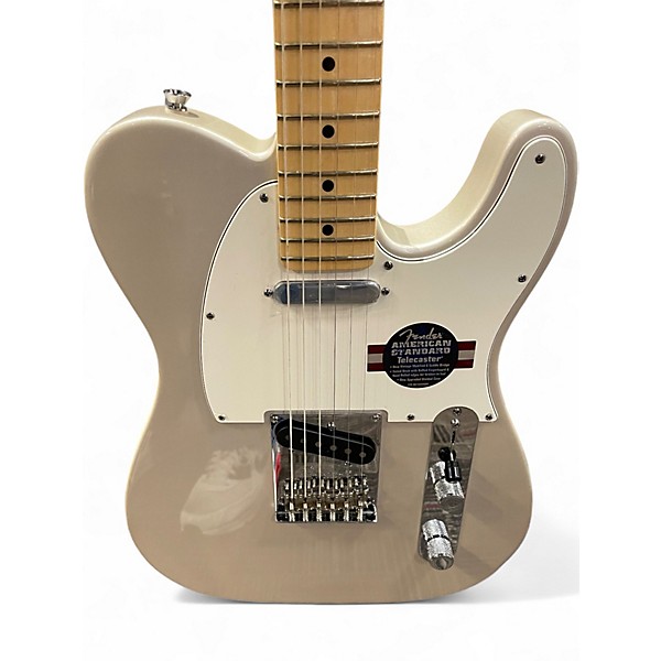 Used Fender American Standard Telecaster Silver Sparkle Solid Body Electric Guitar