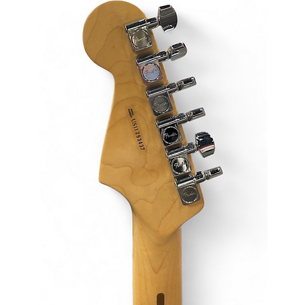 Used Fender American Standard Stratocaster Silver Sparkle Solid Body Electric Guitar
