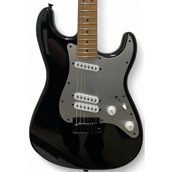 Used Squier Contemporary Stratocaster Black Solid Body Electric Guitar