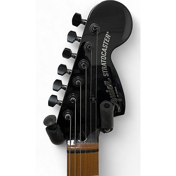 Used Squier Contemporary Stratocaster Black Solid Body Electric Guitar