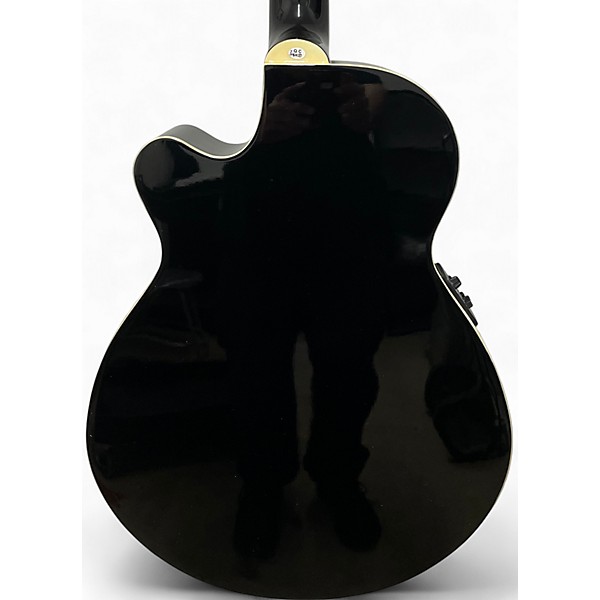 Used Stagg SA40MJCFI Black 12 String Acoustic Electric Guitar