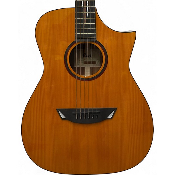 Used Cort Frank Gambale Natural Acoustic Electric Guitar