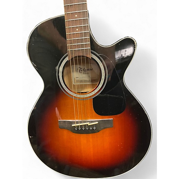 Used Takamine GF30CE 3 Color Sunburst Acoustic Guitar