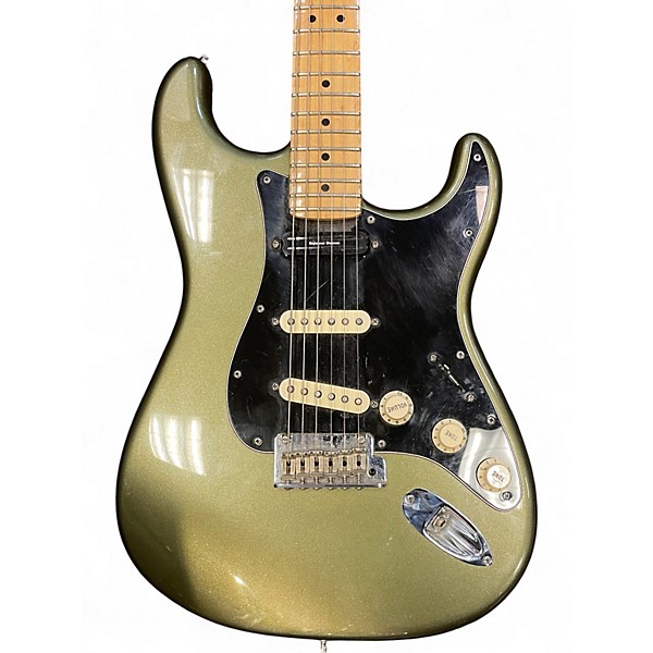 Used Fender American Standard Stratocaster Jade Pearl Metallic Solid Body Electric Guitar