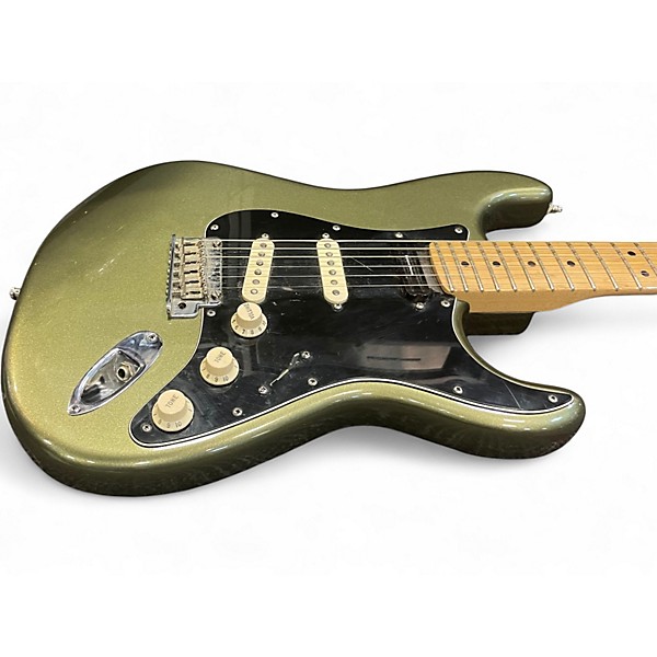 Used Fender American Standard Stratocaster Jade Pearl Metallic Solid Body Electric Guitar