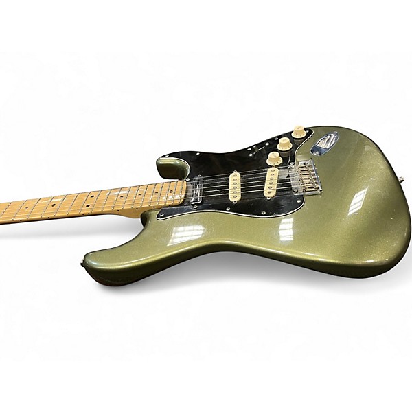 Used Fender American Standard Stratocaster Jade Pearl Metallic Solid Body Electric Guitar