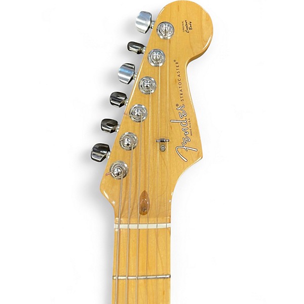 Used Fender American Standard Stratocaster Jade Pearl Metallic Solid Body Electric Guitar