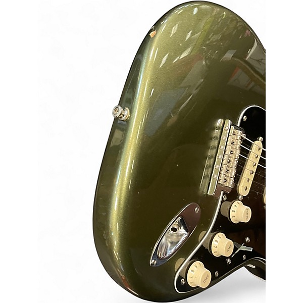 Used Fender American Standard Stratocaster Jade Pearl Metallic Solid Body Electric Guitar