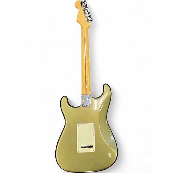 Used Fender American Standard Stratocaster Jade Pearl Metallic Solid Body Electric Guitar