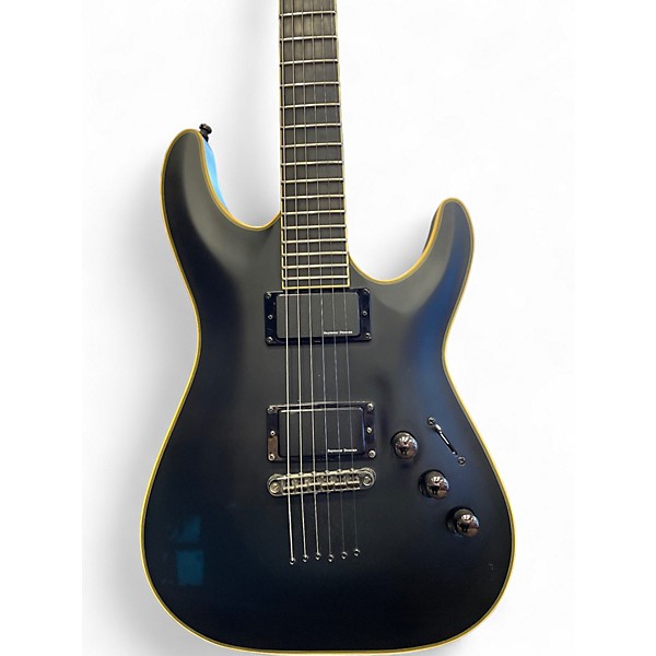 Used Schecter Guitar Research Blackjack ATX Satin Black Solid Body Electric Guitar