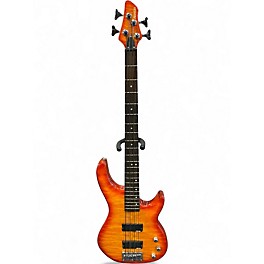 Used Austin AU860 Brown Sunburst Electric Bass Guitar