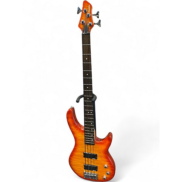 Used Austin AU860 Brown Sunburst Electric Bass Guitar