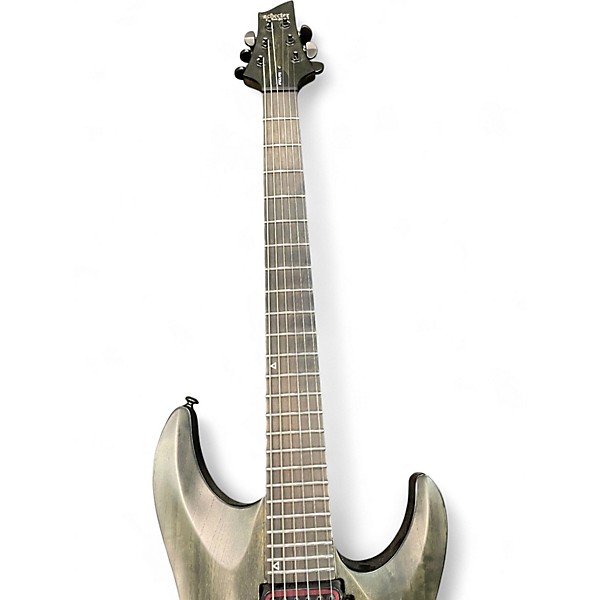 Used Schecter Guitar Research C1 Apocalypse Black Solid Body Electric Guitar