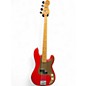 Used Squier 40th anniversary 40th precision Satin Red Electric Bass Guitar thumbnail