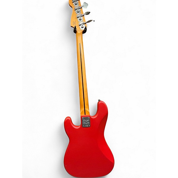 Used Squier 40th anniversary 40th precision Satin Red Electric Bass Guitar