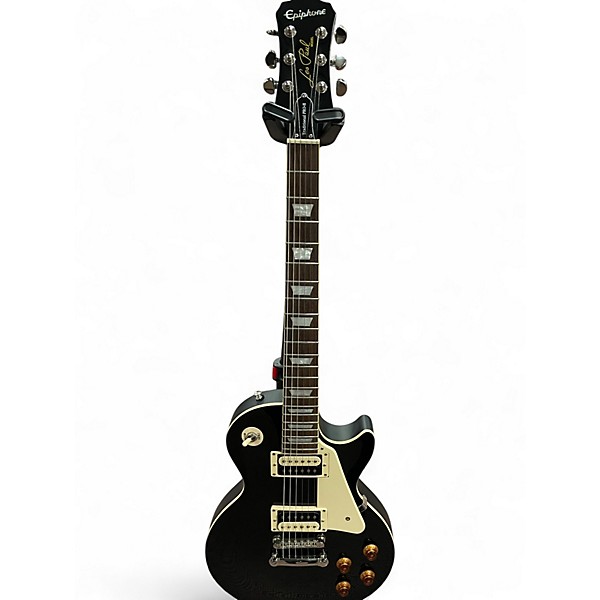 Used Epiphone Les Paul Traditional PRO II Black Solid Body Electric Guitar