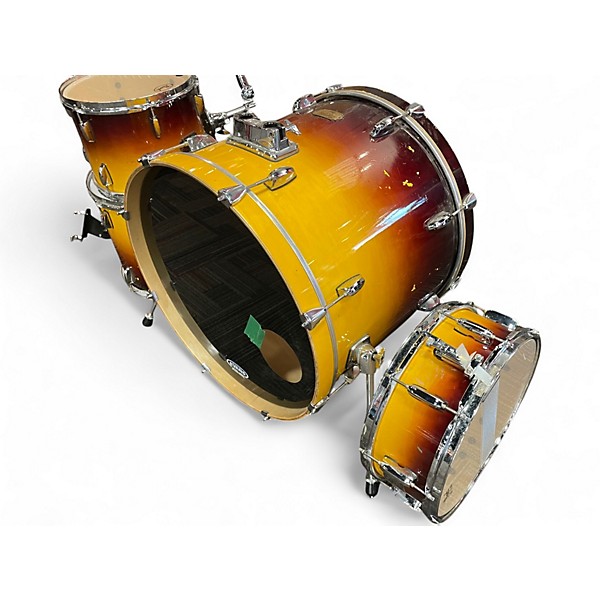 Used Pearl 4 Piece Export sunburst Drum Kit