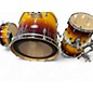 Used Pearl 4 Piece Export sunburst Drum Kit