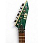 Used ESP LTD MH103QM Trans Green Solid Body Electric Guitar
