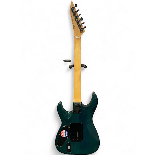 Used ESP LTD MH103QM Trans Green Solid Body Electric Guitar