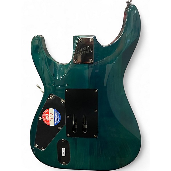Used ESP LTD MH103QM Trans Green Solid Body Electric Guitar