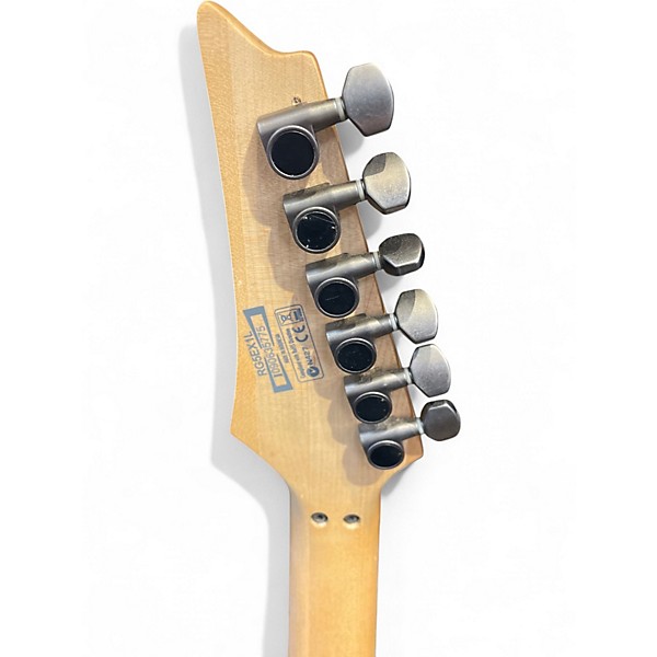 Used Ibanez RG5EX1 Left Handed Silver Electric Guitar
