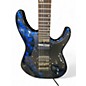 Used Schecter Guitar Research Sun Valley Super Shredder FRS Blue Reign Solid Body Electric Guitar