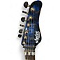 Used Schecter Guitar Research Sun Valley Super Shredder FRS Blue Reign Solid Body Electric Guitar