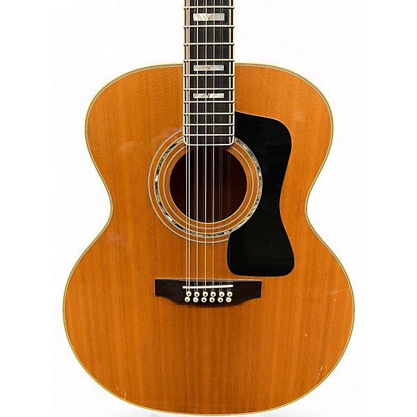 Vintage 1990s Guild JF65-12 Natural 12 String Acoustic Electric Guitar