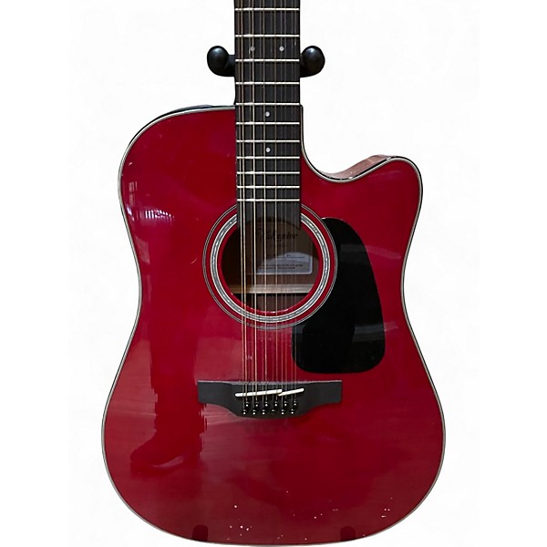 Used Takamine GD30CE-12 Candy Apple Red 12 String Acoustic Electric Guitar