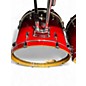 Used 2003 Pearl 7 Piece Export Double Candy Apple Red Drum Kit