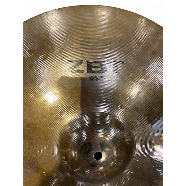 Used Zildjian 18in ZBT Crash Ride Cymbal