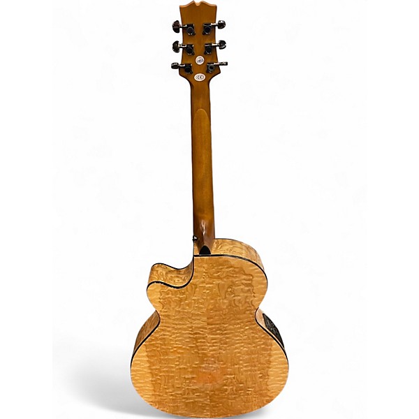 Used Mitchell MX-430 QUILTED  MAPLE Acoustic Electric Guitar
