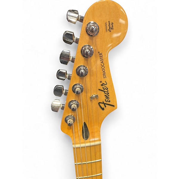 Used 2017 Fender Standard Stratocaster HSS Plus Top Aged Cherry Burst Solid Body Electric Guitar