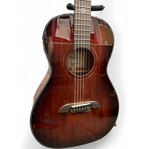 Used Alvarez MP66e shadowburst Acoustic Electric Guitar