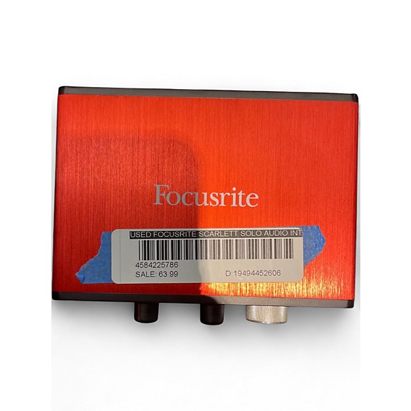 Used Focusrite Scarlett Solo Audio Interface