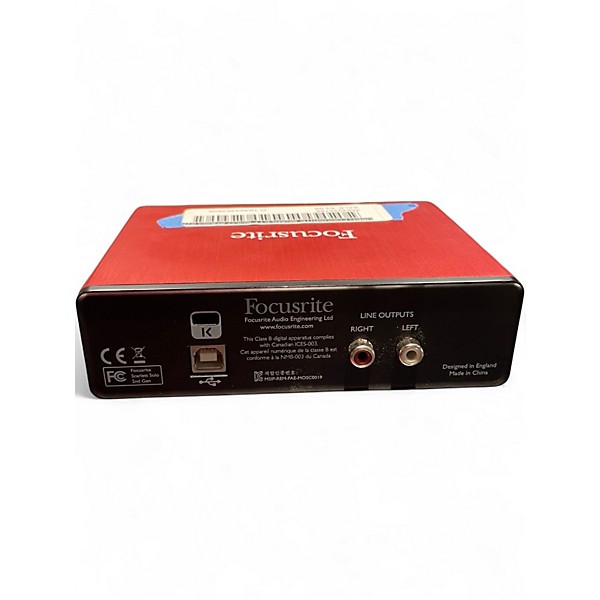Used Focusrite Scarlett Solo Audio Interface