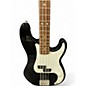 Used Fender Standard Precision Bass Black Electric Bass Guitar